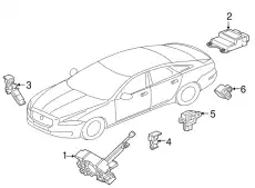 ДАТЧИК-ПОД.БЕЗОП. C2D14958 JAGUAR