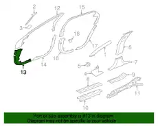 FINISHER-FRAME C2D16115 JAGUAR
