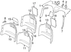 COVER-STOWAGE T2R8174PVJ JAGUAR
