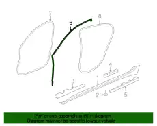 SEAL-DOOR C2Z27138 JAGUAR