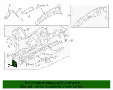 REINF-BUMPER MTG C2Z9085 JAGUAR