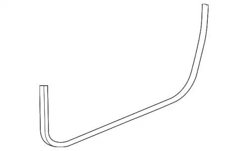 Уплотнитель двери JAGUAR T2R9457