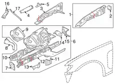  КРОНШТЕЙН C2Z15658 JAGUAR
