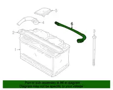Перемычка АКБ JAGUAR XR840827