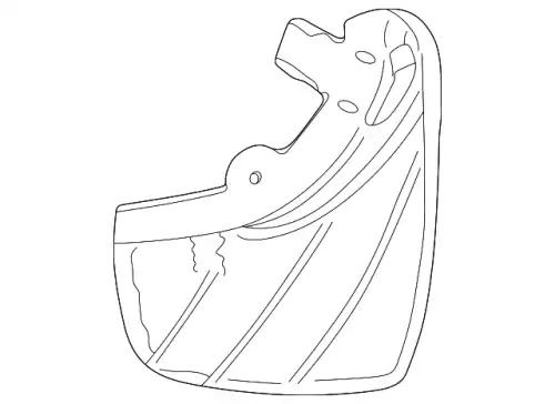 Брызговики передние S-Type XR828879 JAGUAR