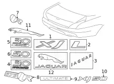 BADGE C2D31140 JAGUAR