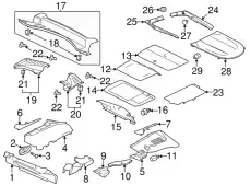 BLOCK-SUPPORT T2R9852 JAGUAR