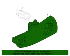 C2S1741 РЕФЛЕКТОР JAGUAR