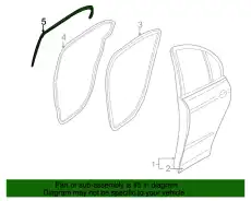 Уплотнитель двери JAGUAR C2S44958