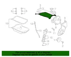 Прокладка клапанной крышки VAG 021103483D
