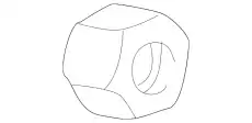 Гайка ступицы JAGUAR JZN100035