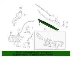 Щетка стеклоочистителя C2S39930 JAGUAR 550/22'' мм/"