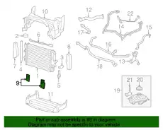 УПЛОТНЕНИЕ-РАДИАТОР C2Z22725 JAGUAR