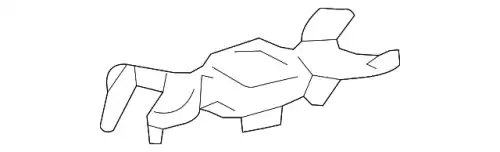 Клипса молдинга крыши XF - C2Z2088010 JAGUAR