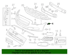 C2S45016010 ВИНТ С БУРТИКОМ JAGUAR