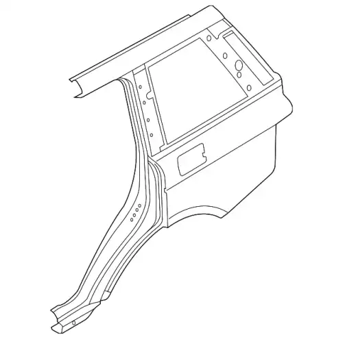 Крыло LAND ROVER ALA760150