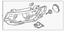 HEADLAMP AND FLASHER LR060882 LAND ROVER