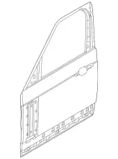  ДВЕРЬ ПЕРЕДНЯЯ ЛЕВАЯ LR036400 LAND ROVER