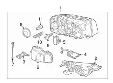 Фара LAND ROVER LR039795