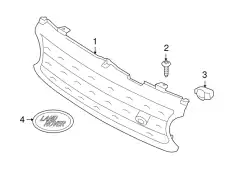 Решетка радиатора LAND ROVER LR031656
