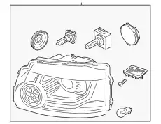Фара LAND ROVER LR052383