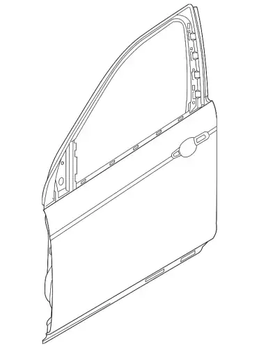 DOOR - FRONT LR061282 LAND ROVER