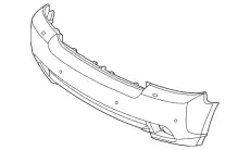 Бампер передний LM 10- LR017329 LAND ROVER