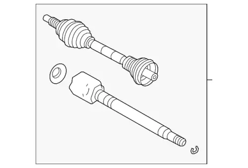 Привод переднего моста LG LR045440 LAND ROVER