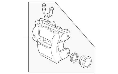  ТОРМОЗНОЙ СУППОРТ LR038154 LAND ROVER