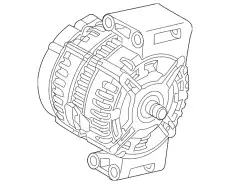 Генератор (без шкива) LR007089 LAND ROVER