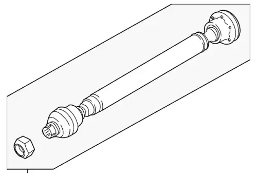 SHAFT - FRONT AXLE LR034513 LAND ROVER