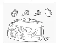 Фара LAND ROVER LR052381