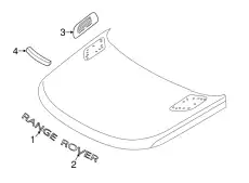 VENT - HOOD LR052979 LAND ROVER