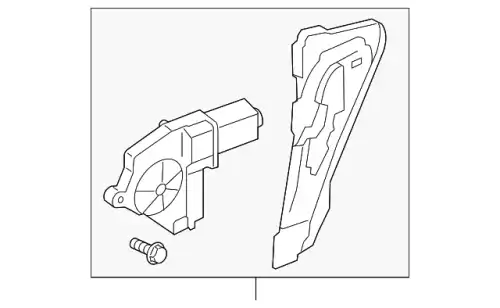 СТЕКЛОПОДЪЕМНИК LR052109 LAND ROVER