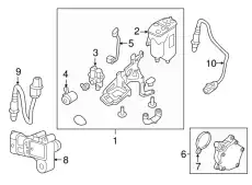 КИСЛОРОДНЫЙ ДАТЧИК О LR049883 LAND ROVER