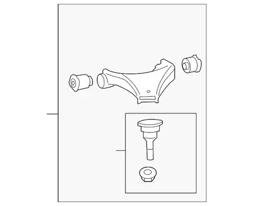 Рычаг подвески LAND ROVER LR051615