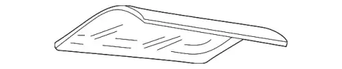 Стекло люка LAND ROVER CPB000580