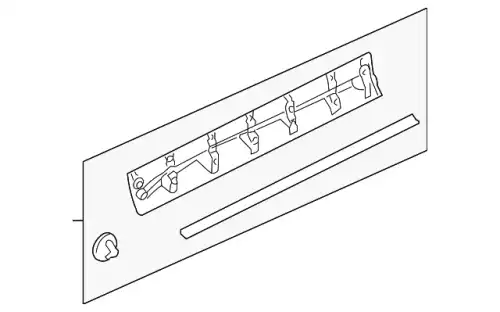 Молдинг пер левой двери LS LR024159 LAND ROVER