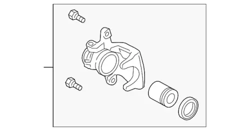 Суппорт тормозной LAND ROVER LR043282