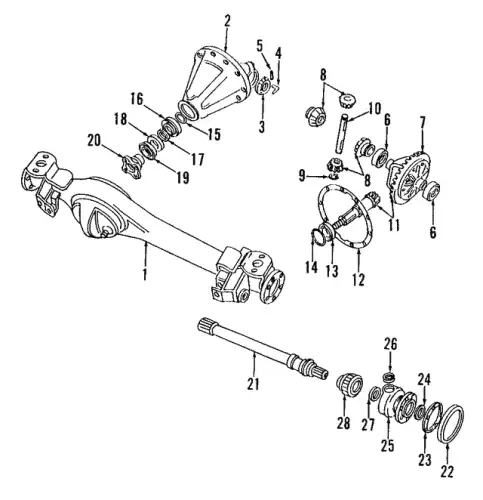 ПОДШИПНИК РЕДУКТОРА 539706 LAND ROVER