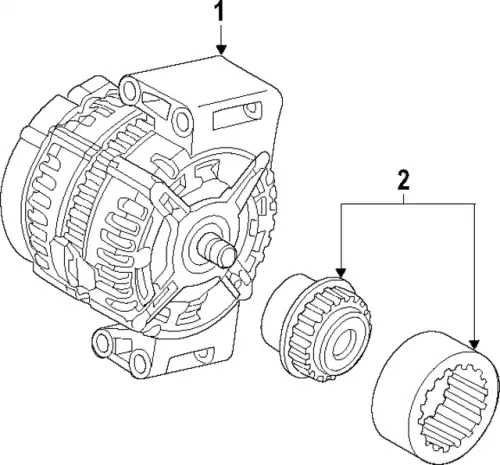 МУФТА LR001470 LAND ROVER