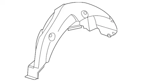 Подкрылок LAND ROVER CLF500780