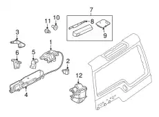 Ручка двери LAND ROVER LR051405
