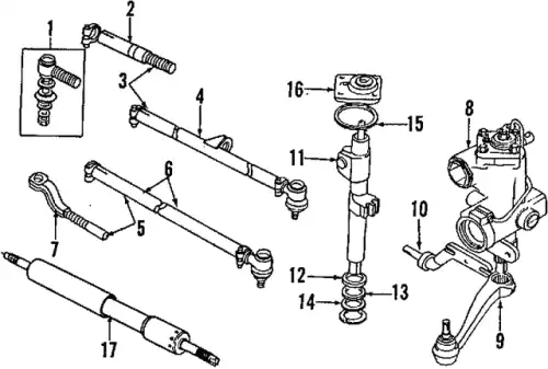 ДЕМПФЕР ПЕР.РУЛЕВОЙ ТЯГИ LD RTC4472 LAND ROVER