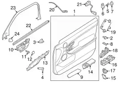 ДВ. ПЕРЕКЛЮЧАТЕЛЬ СТЕКЛОПОД. LR025908 LAND ROVER
