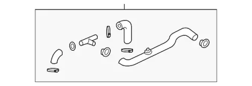 Шланг радиатора PCH000460 LAND ROVER
