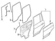 уплотнитель LR041419 LAND ROVER