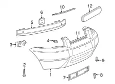 XGC000070 ГАБАРИТ ЛЕНД РОВЕР LAND ROVER