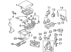  YXW500080 РОЗЕТКА ПРИКУРИВАТЕЛЯ LAND ROVER