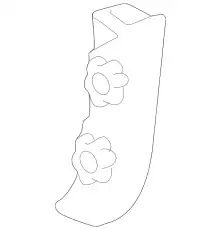 КРОНШТЕЙН КРЕПЛЕНИЯ БАМПЕРА LR045188 LAND ROVER